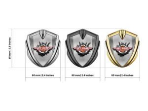 Emblem Metal Badge Standard Stylish